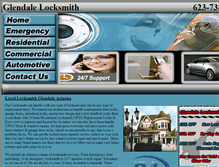 Tablet Screenshot of glendale--locksmith.com